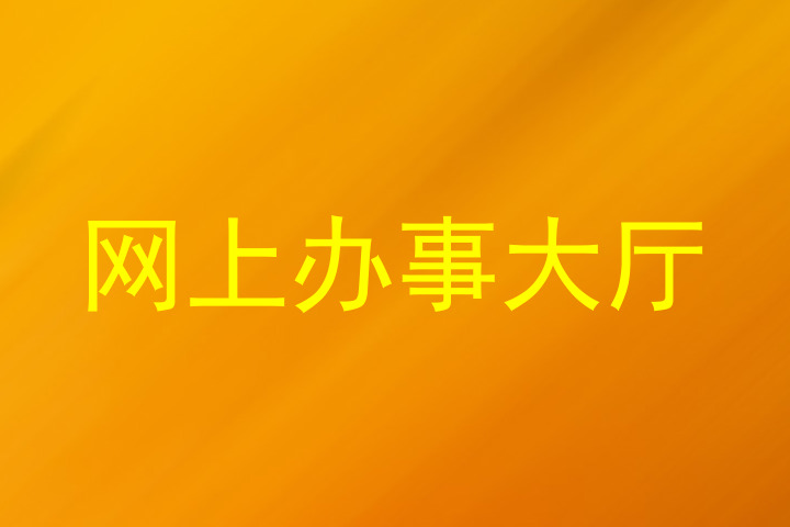 网上办事大厅