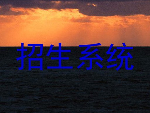招生系统