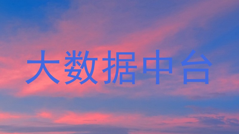 大数据中台