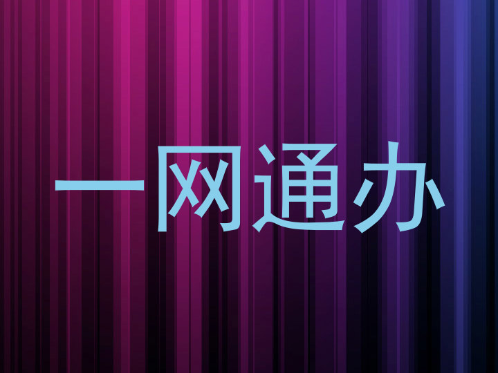 一网通办