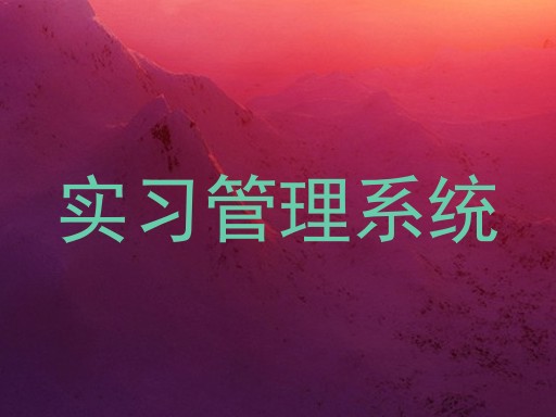 实习管理系统