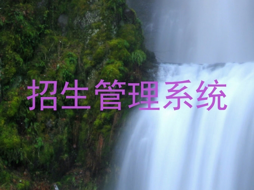 招生管理系统