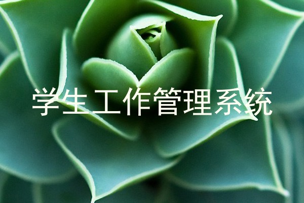 学生工作管理系统