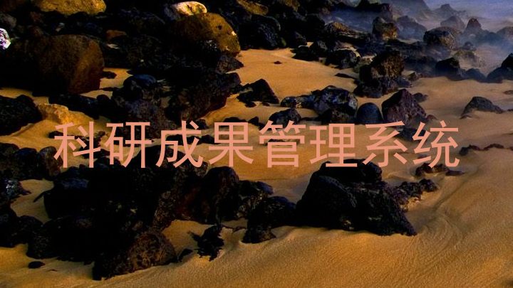 科研成果管理系统