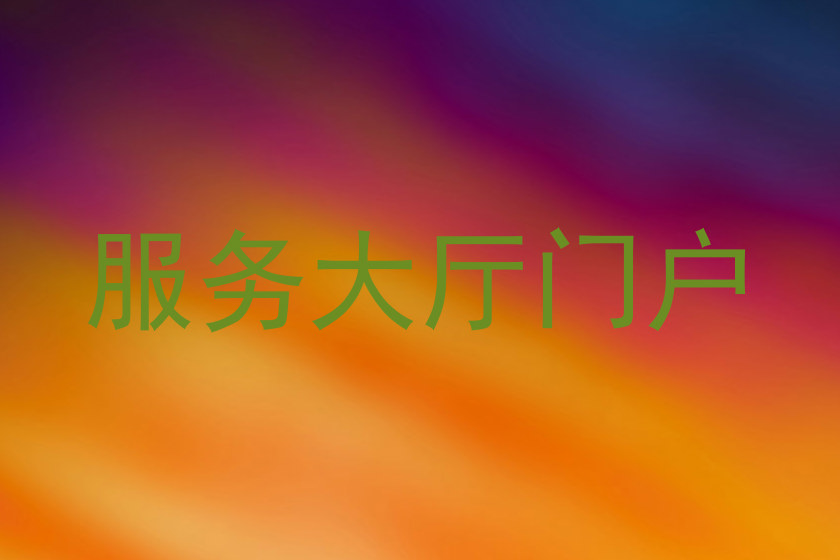 服务大厅门户