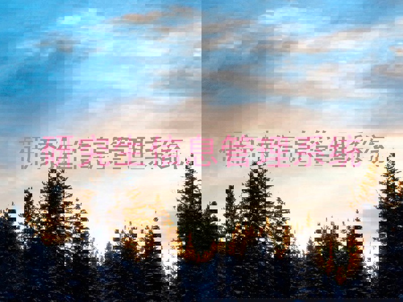 研究生信息管理系统