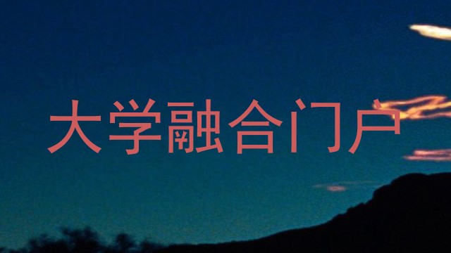 大学融合门户