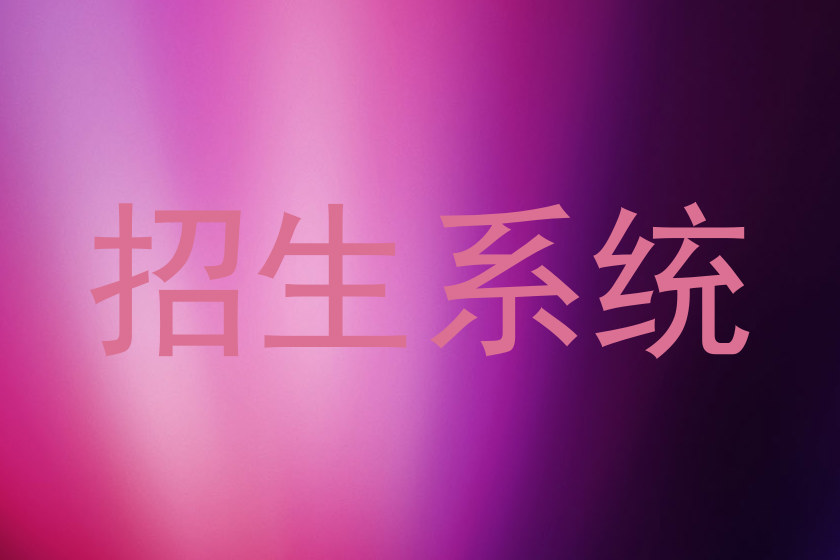 招生系统
