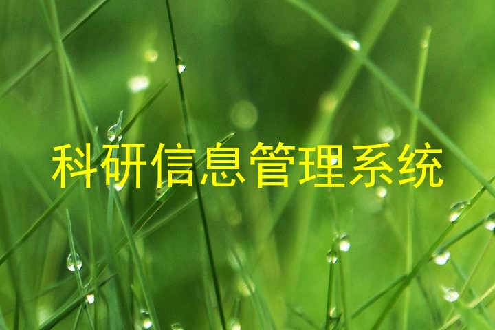 科研信息管理系统