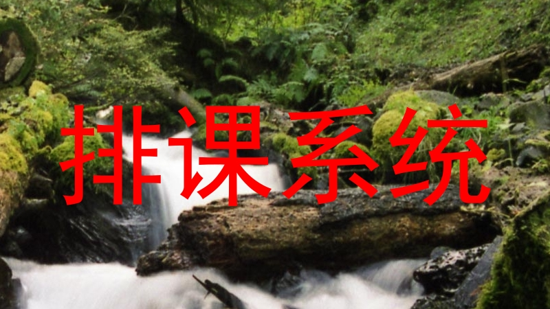 排课系统