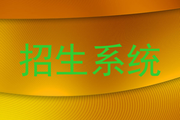 招生系统
