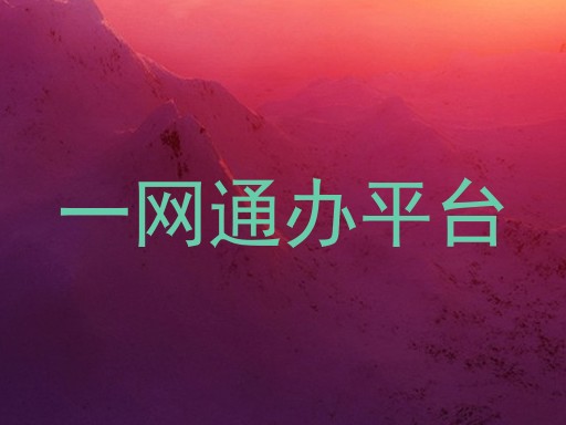 一网通办平台