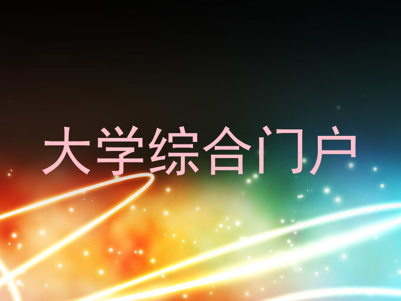 大学综合门户