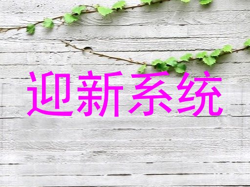 迎新系统
