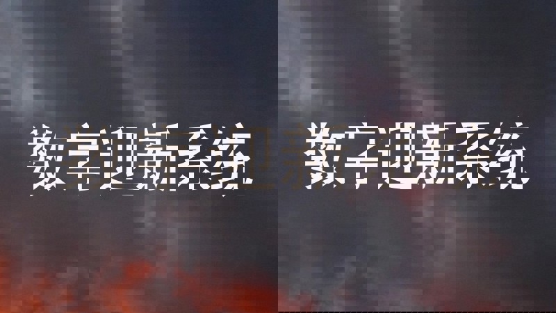 数字迎新系统