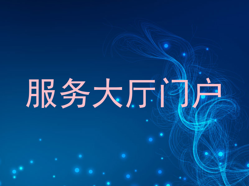 服务大厅门户