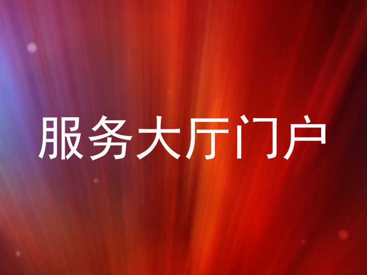服务大厅门户