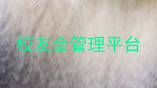 校友会管理平台