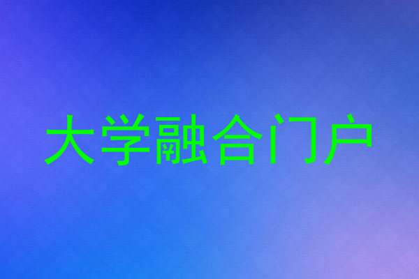 大学融合门户
