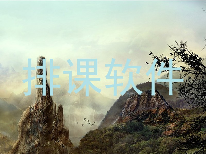 排课软件