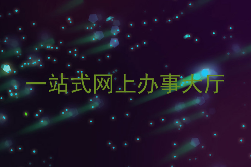 一站式网上办事大厅