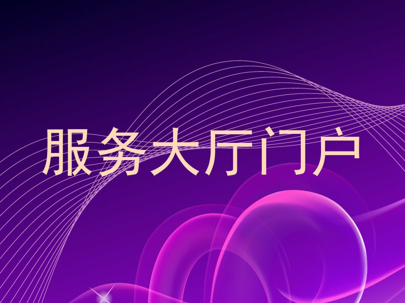 服务大厅门户