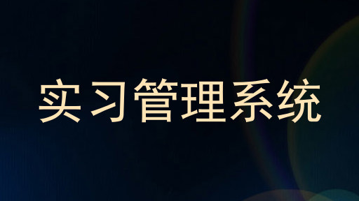 实习管理系统