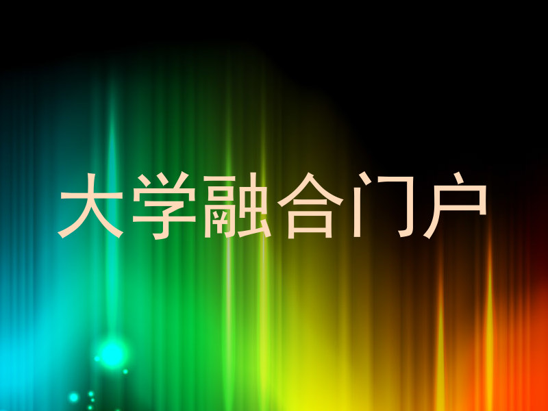 大学融合门户