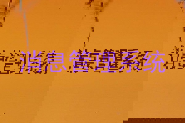 消息管理系统