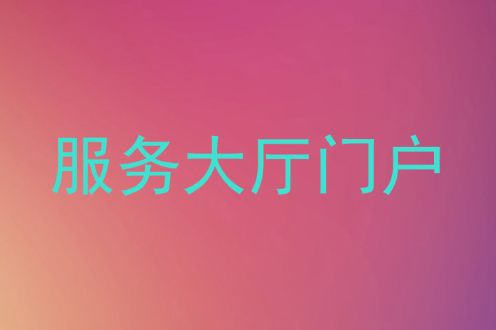 服务大厅门户