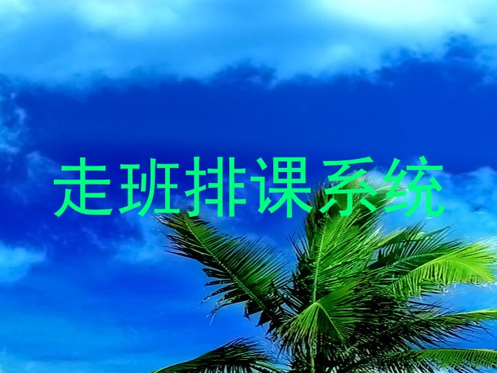 走班排课系统