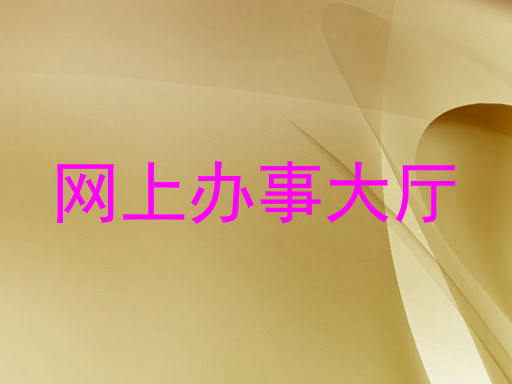 网上办事大厅