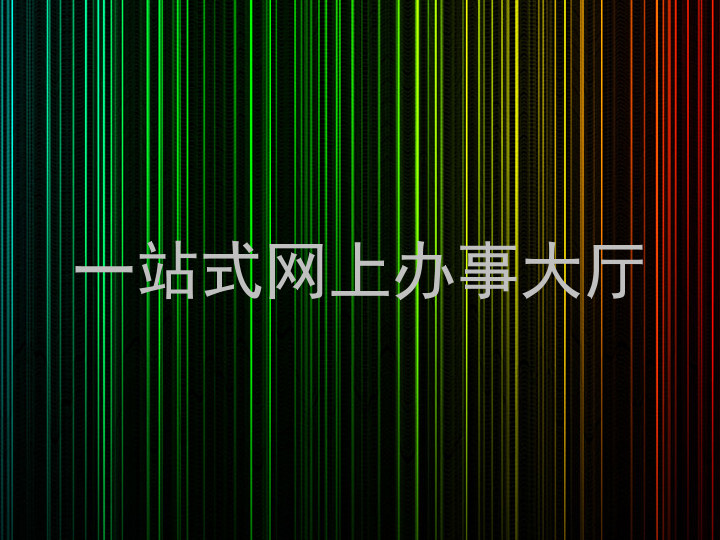 一站式网上办事大厅