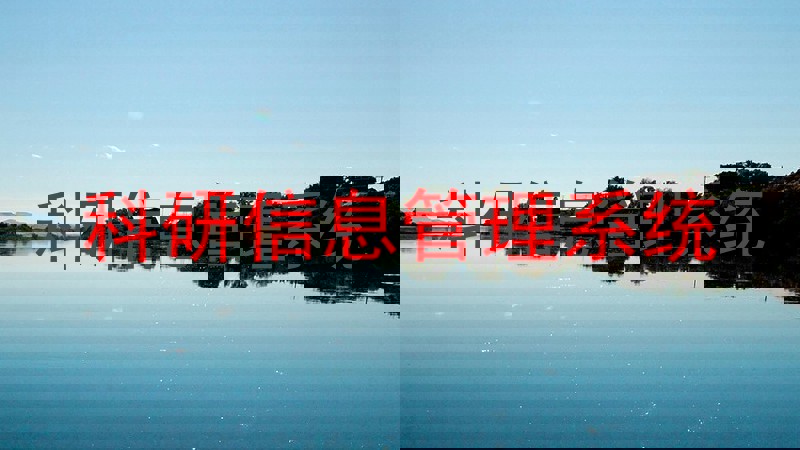 科研信息管理系统