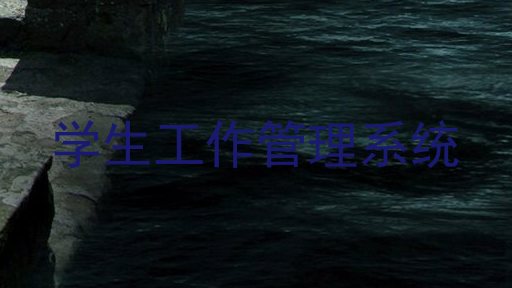 学生工作管理系统