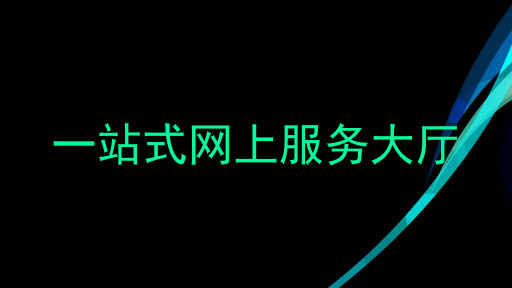 一站式网上服务大厅