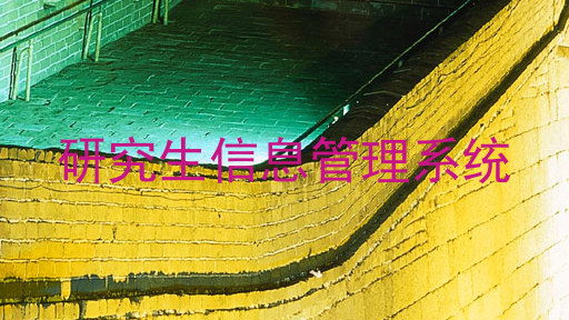 研究生信息管理系统