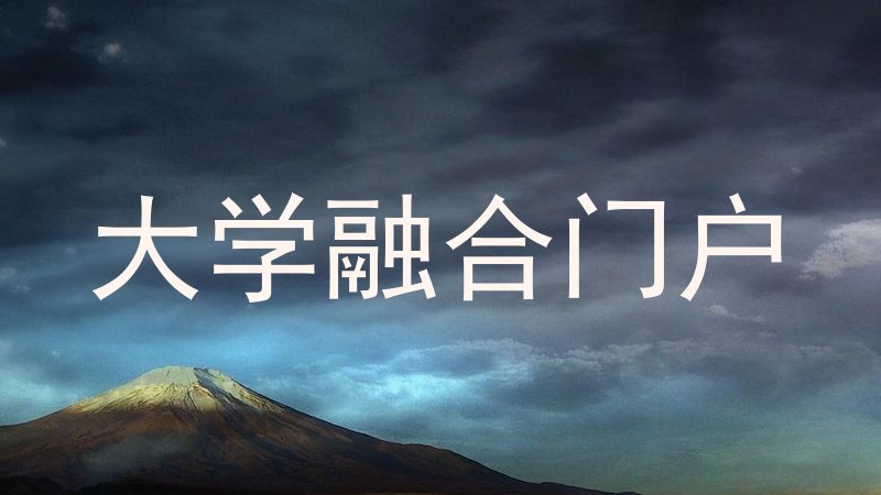 大学融合门户