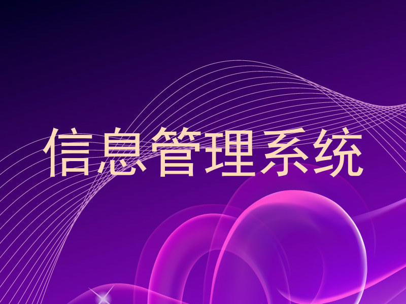 信息管理系统