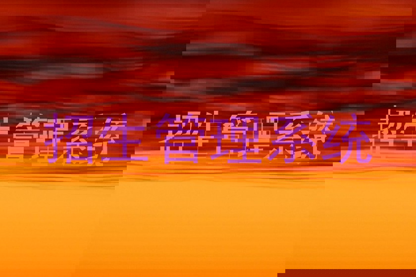 招生管理系统
