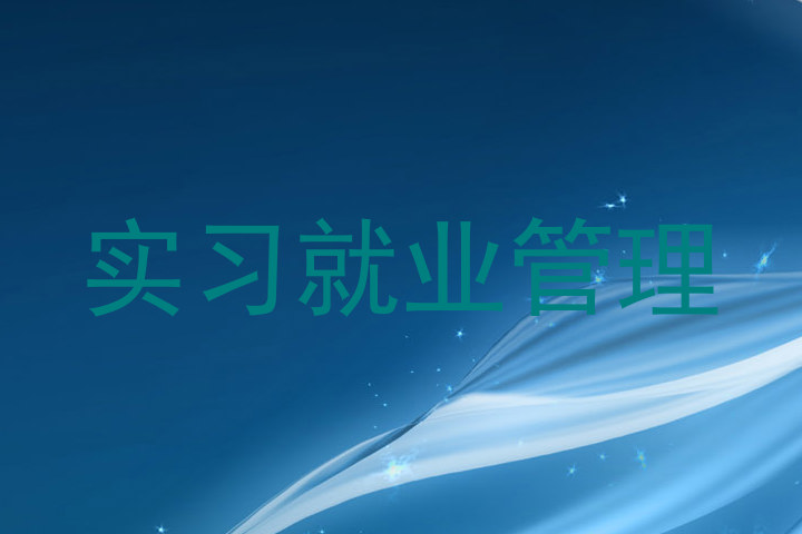实习就业管理
