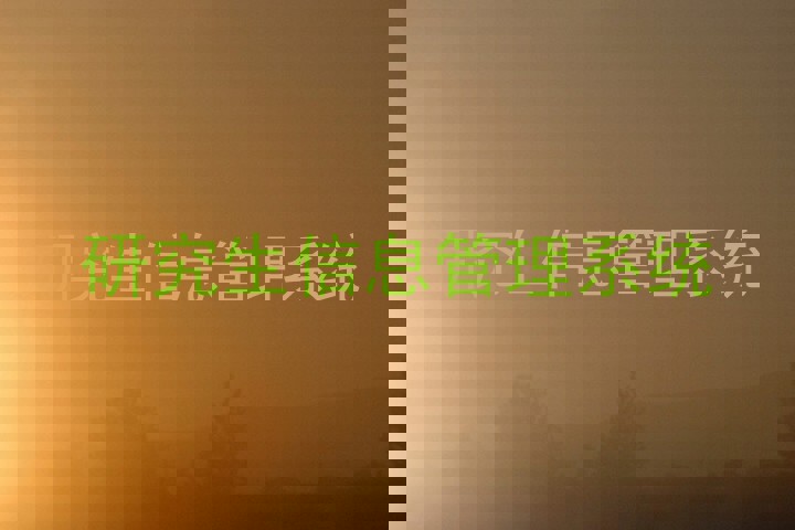 研究生信息管理系统