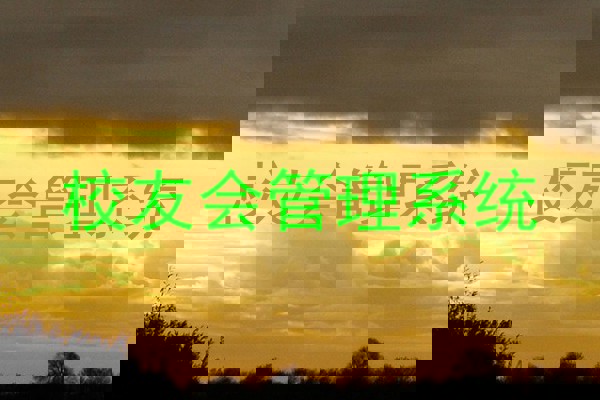 校友会管理系统