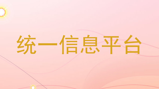 统一信息平台
