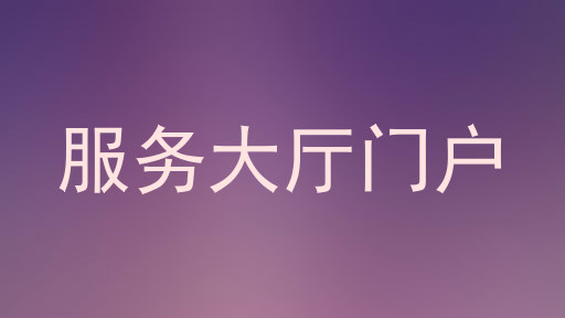 服务大厅门户
