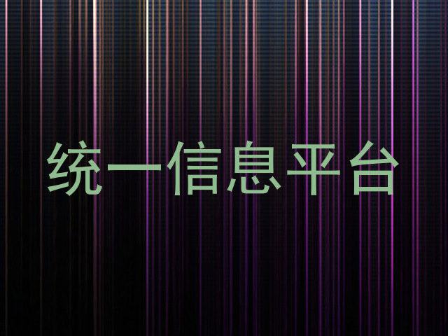 统一信息平台