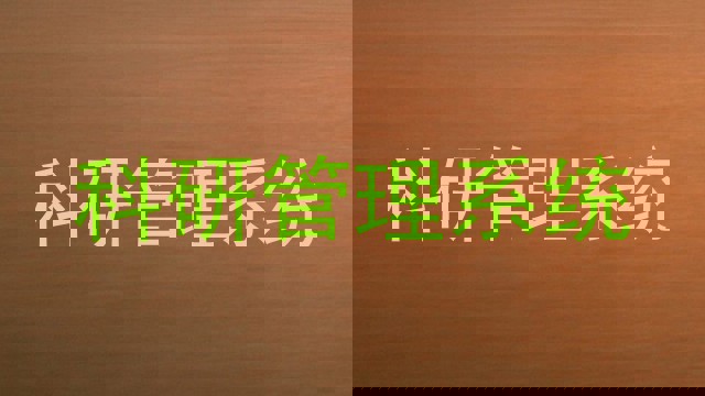 科研管理系统