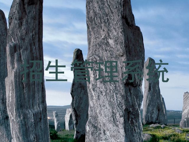 招生管理系统