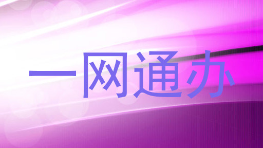 一网通办