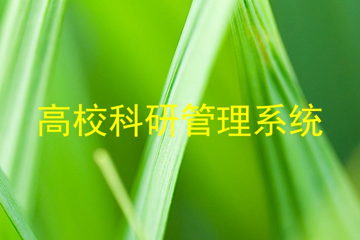 高校科研管理系统